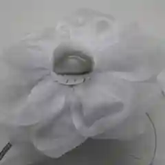 Серый меланж школьный бант, 15 см