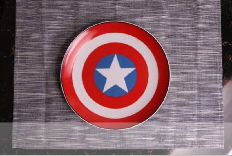 Черный тарелка "Супер герой" Marvel, Disney