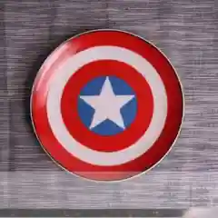 Черный тарелка "Супер герой" Marvel, Disney