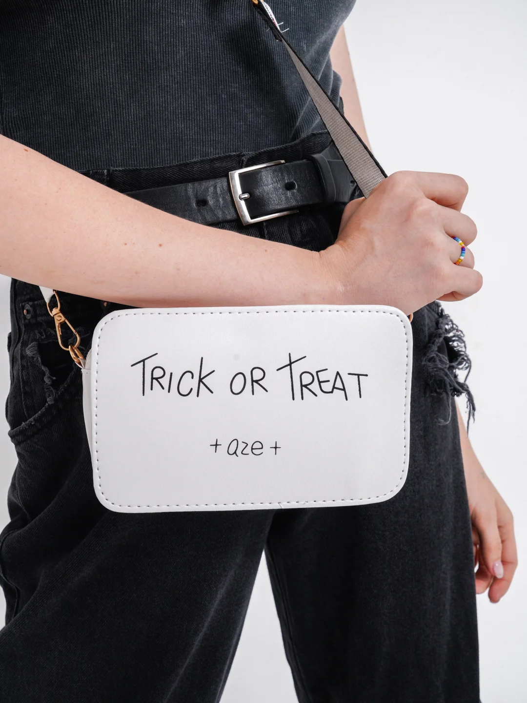 Сумка женская через плечо Trick or Treat, широкий ремень