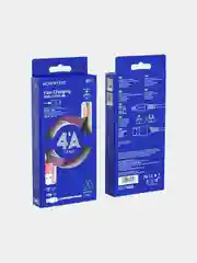 Красный кабель для зарядки и передачи данных Type-C/Micro-USB BOROFONE BU13