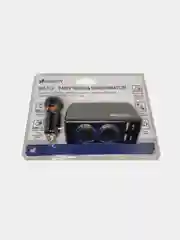 Разветвитель прикуривателя на 2 гнезда с usb 2 разъемом ParkCity SM-222