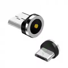 Магнитные коннекторы MicroUSB, Type-C, iPhone Lightning по отдельности