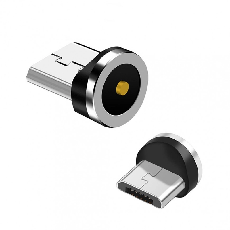 Магнитные коннекторы MicroUSB, Type-C, iPhone Lightning по отдельности