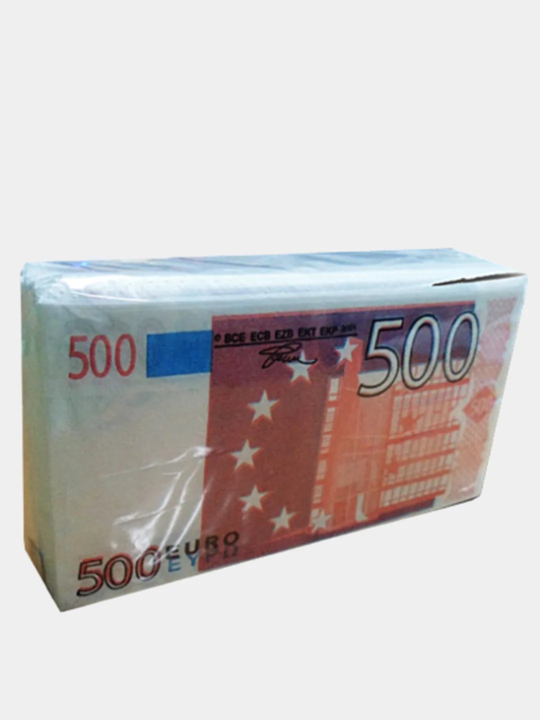 Салфетки "Пачка денег 500 евро"