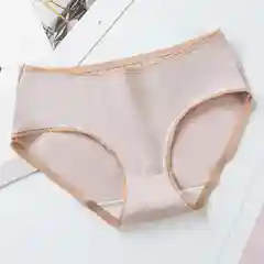Коралловый меланж женские хлопковые трусы слипы