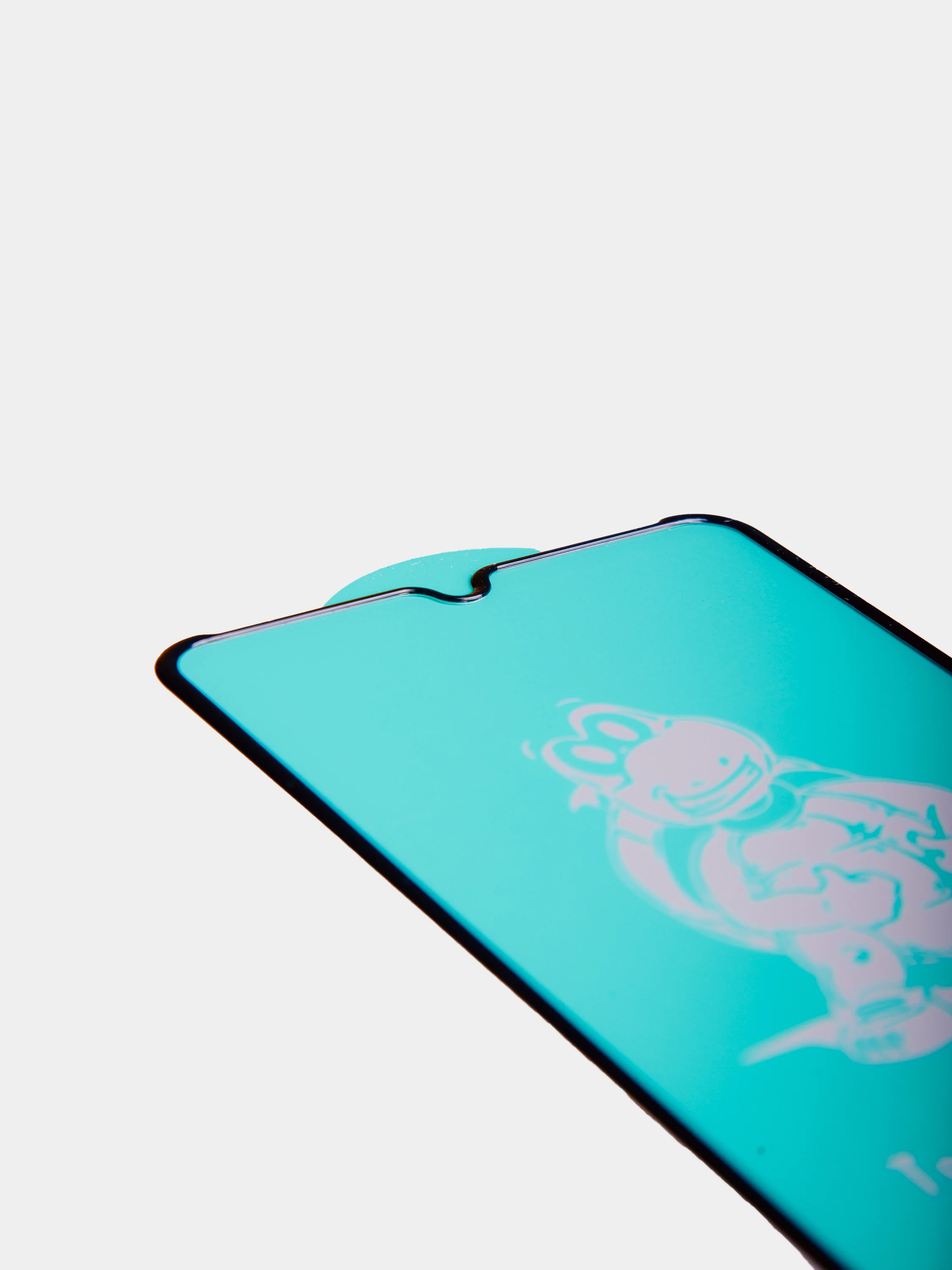 Защитное стекло с бортами силиконовыми для Xiaomi Note 8 / Note 8T / Note 8 Pro / Poco X3