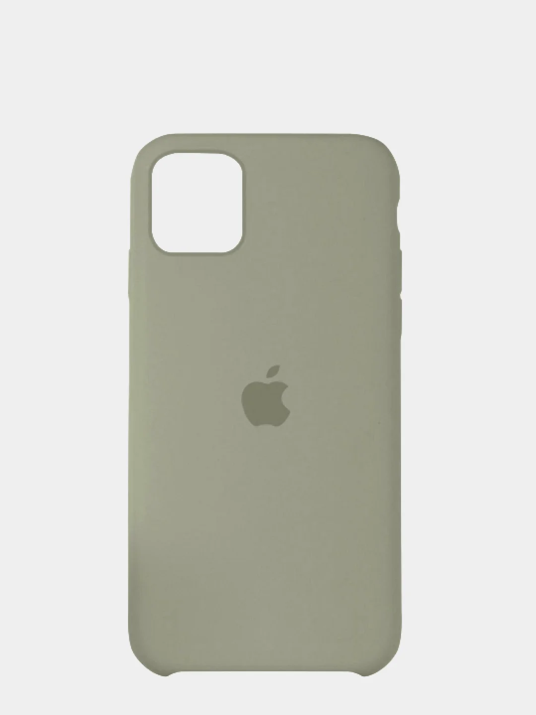 Серый чехол для iPhone 12 Pro Max, силиконовый, c логотипом