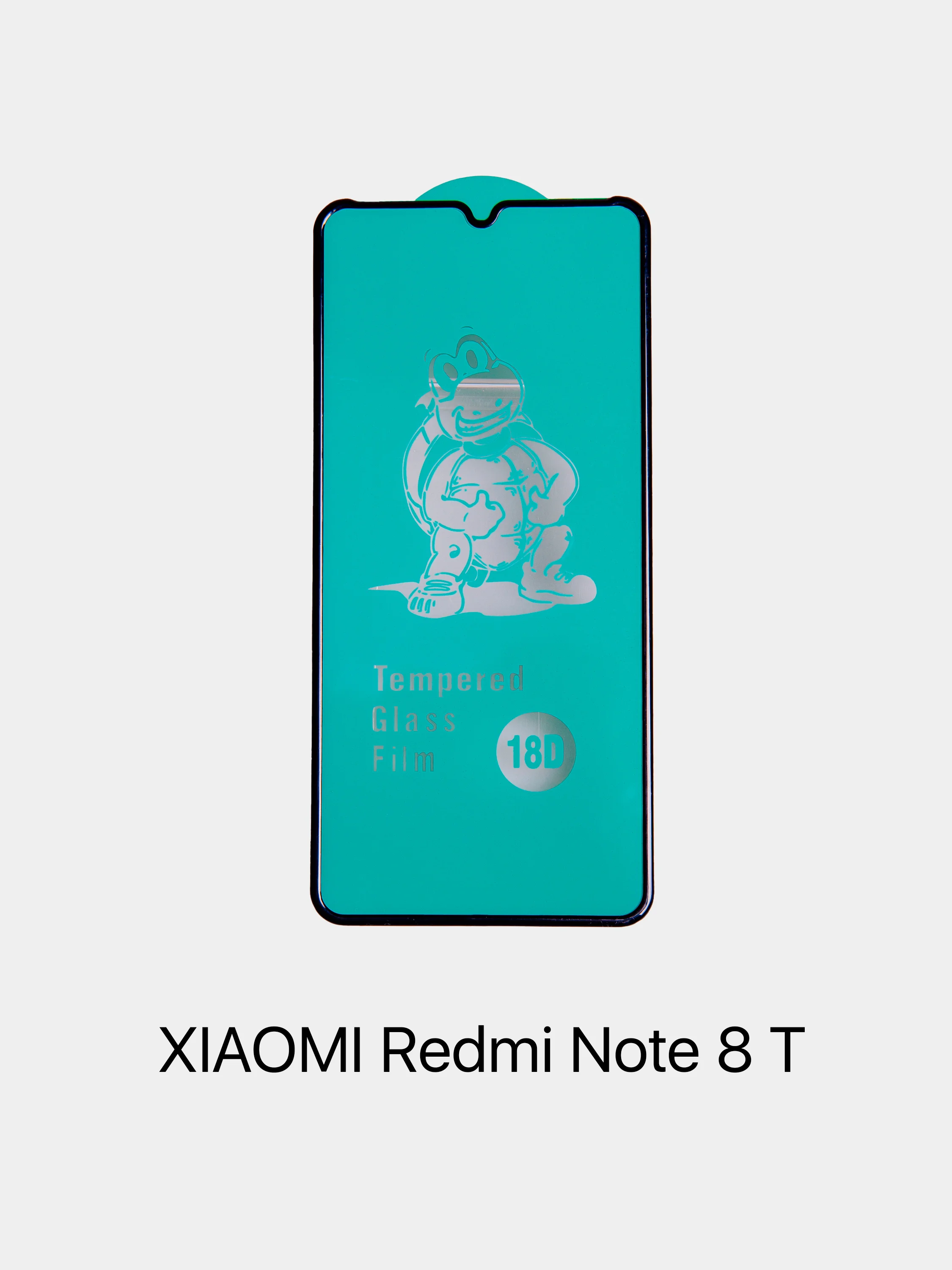Защитное стекло с бортами силиконовыми для Xiaomi Note 8 / Note 8T / Note 8 Pro / Poco X3