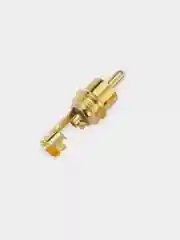 Штекер RCA позолоченный под винт