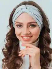 Серый повязка на голову