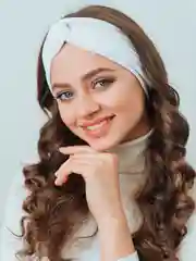 Белый повязка на голову
