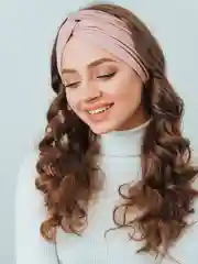 Розовый повязка на голову