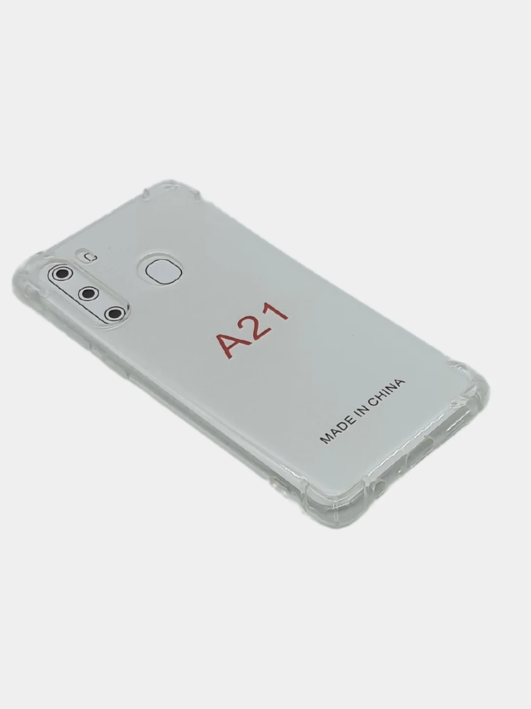 Противоударный чехол для Samsung A31, M21/M30s, A41, A01, A21, A21s, A20 прозрачный