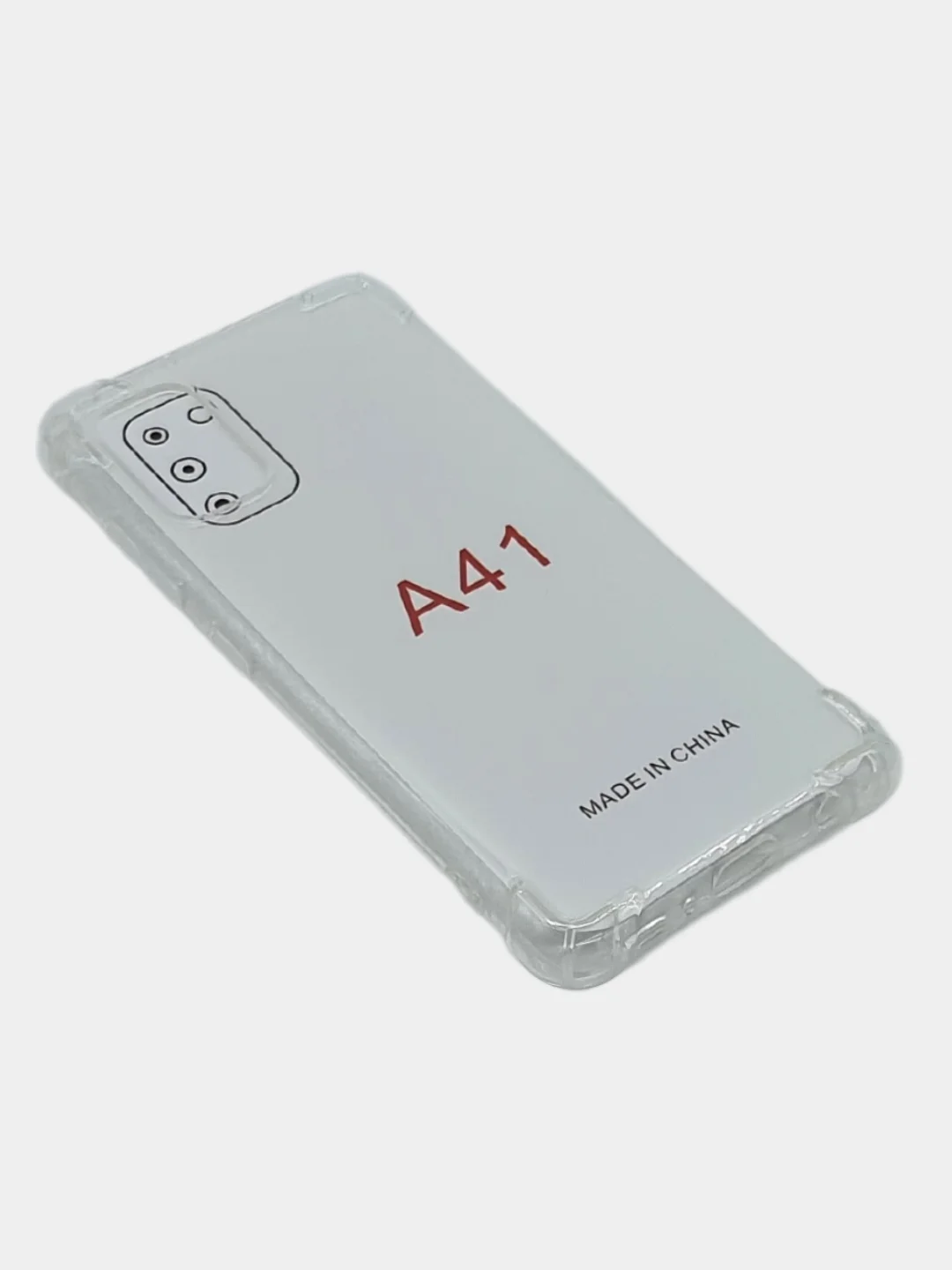 Противоударный чехол для Samsung A31, M21/M30s, A41, A01, A21, A21s, A20 прозрачный