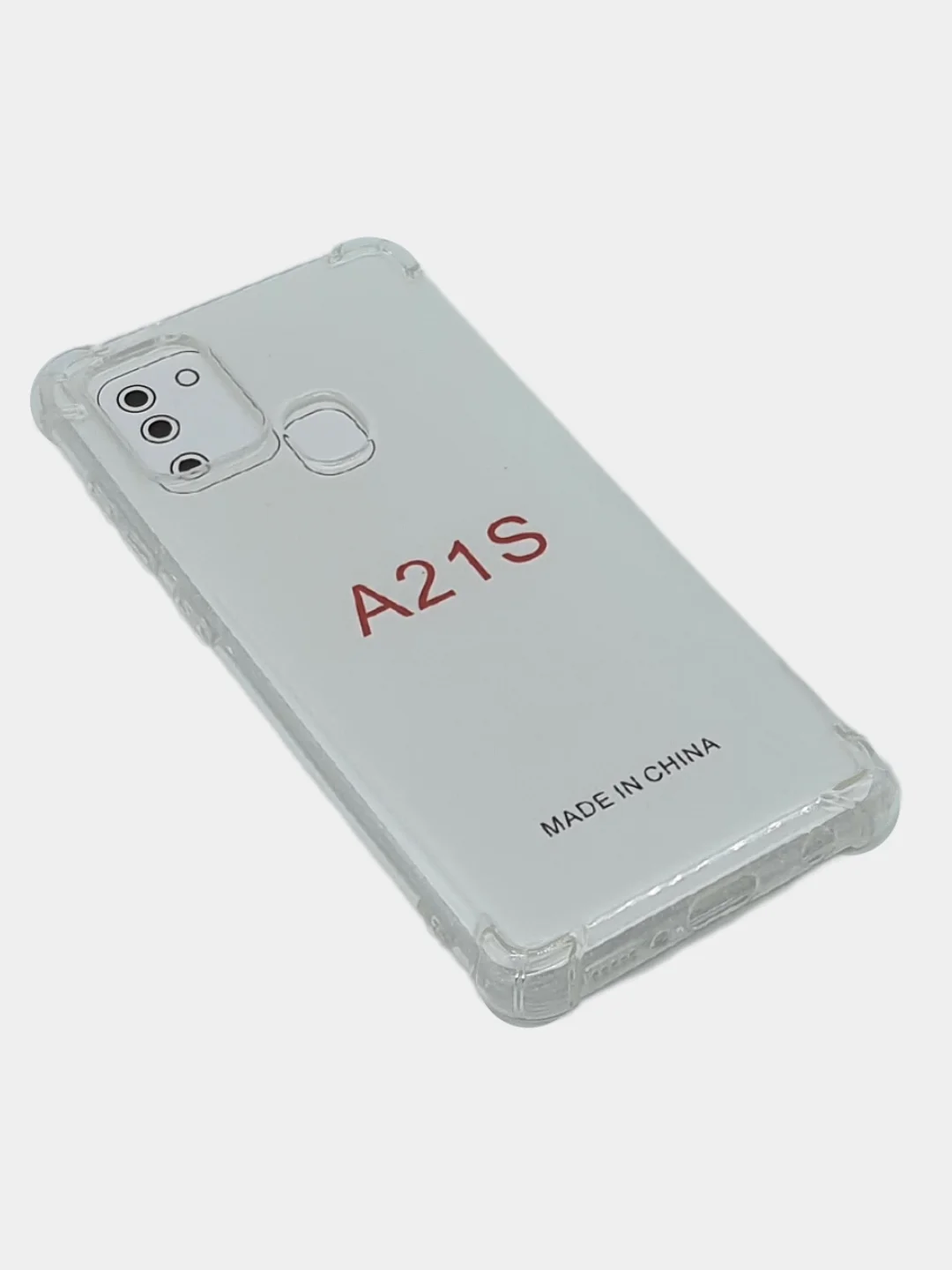 Противоударный чехол для Samsung A31, M21/M30s, A41, A01, A21, A21s, A20 прозрачный