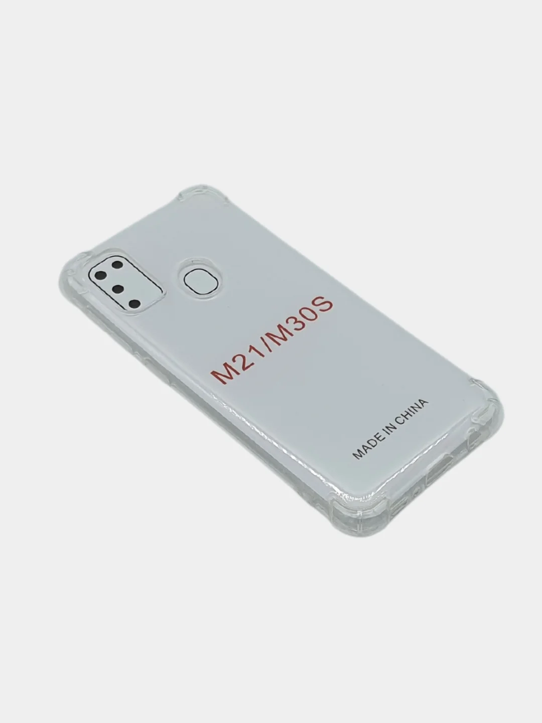 Противоударный чехол для Samsung A31, M21/M30s, A41, A01, A21, A21s, A20 прозрачный