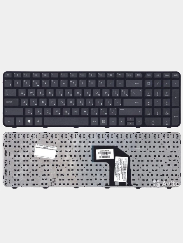 Клавиатура для ноутбука HP Pavilion G6-2000 черная с рамкой