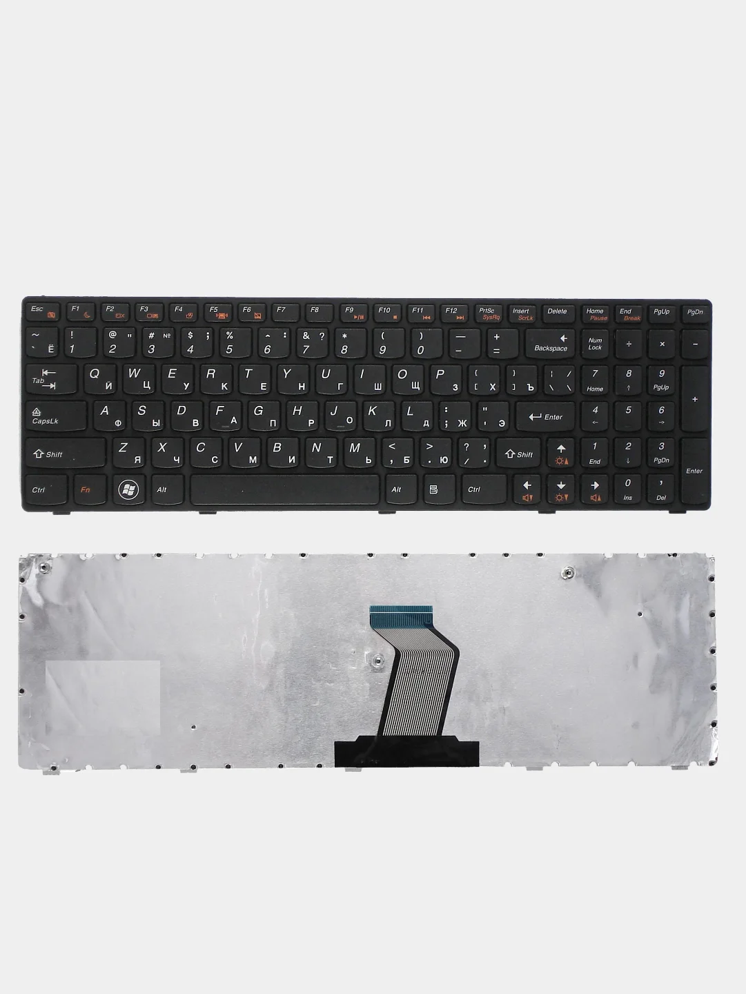 Клавиатура для ноутбука Lenovo G500 G505 G505A G510 G700 G700A G710 черная с черной рамкой