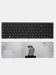 Клавиатура для ноутбука Lenovo G500 G505 G505A G510 G700 G700A G710 черная с черной рамкой