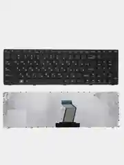 Клавиатура для ноутбука Lenovo G500 G505 G505A G510 G700 G700A G710 черная с черной рамкой