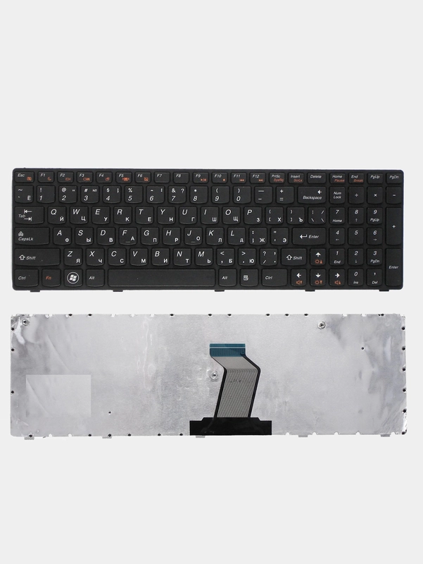 Клавиатура для ноутбука Lenovo G500 G505 G505A G510 G700 G700A G710 черная с черной рамкой