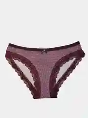 Багровый трусы женские