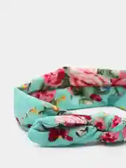 Бирюзовый повязка для волос детская для девочек / повязка на голову с бантиком /бант резинка,ободок