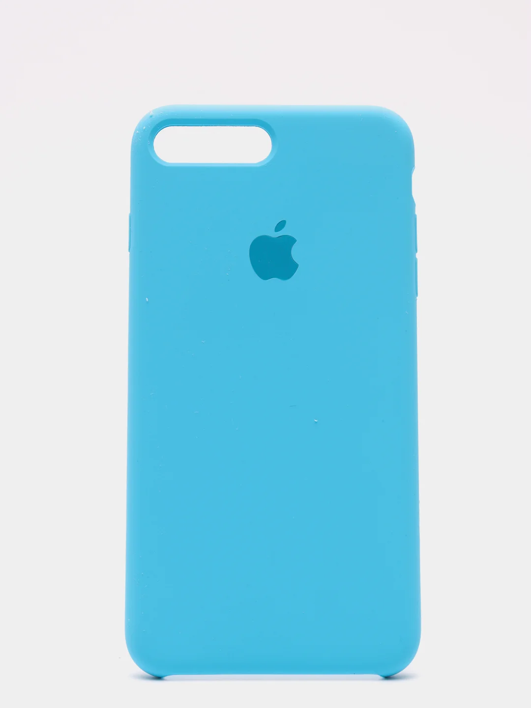Голубой чехол Silicone Case для IPhone 7 Plus, 8 Plus