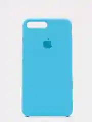 Голубой чехол Silicone Case для IPhone 7 Plus, 8 Plus