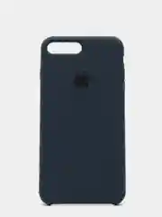 Синий меланж чехол Silicone Case для IPhone 7 Plus, 8 Plus