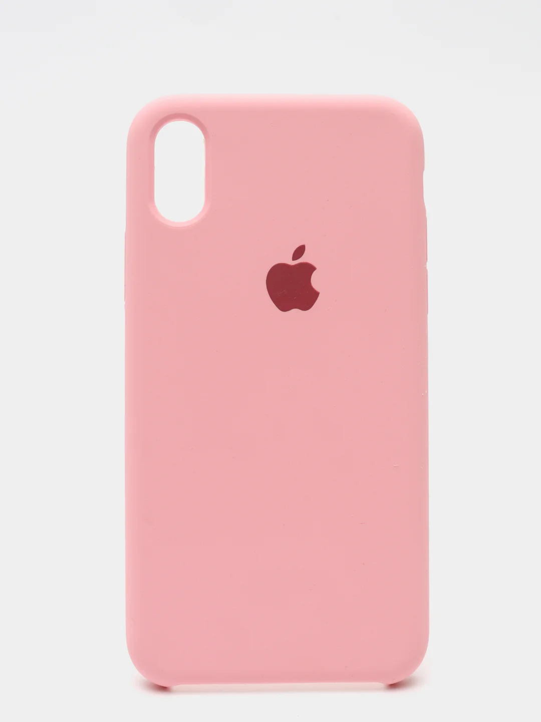 Розовый чехол Silicone Case для IPhone X / XS