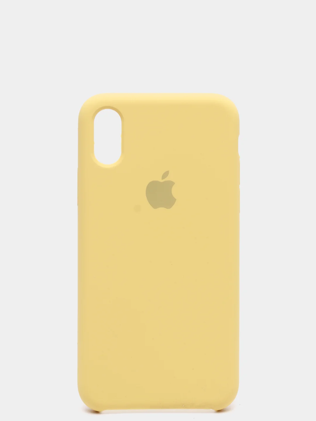 Желтый чехол Silicone Case для IPhone X / XS