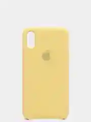 Желтый чехол Silicone Case для IPhone X / XS