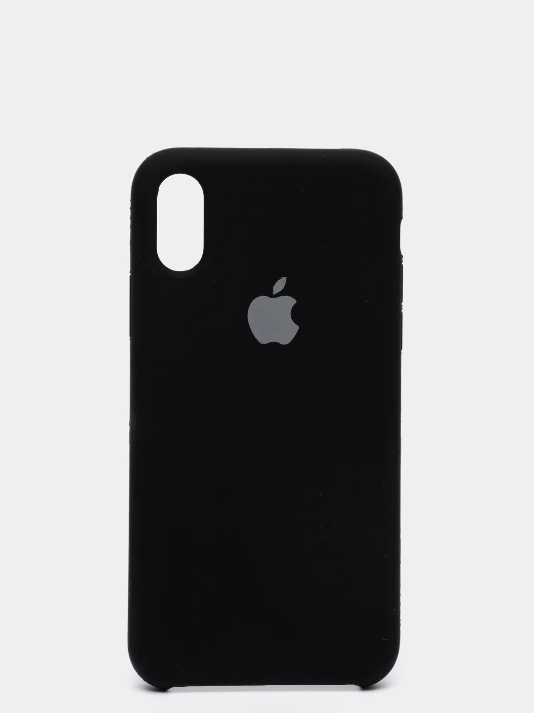 Черный чехол Silicone Case для IPhone X / XS