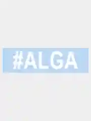 Наклейка на авто "ALGA АЛГА" 15х3см