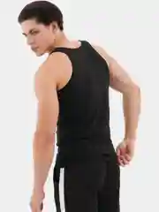Черный мужская майка