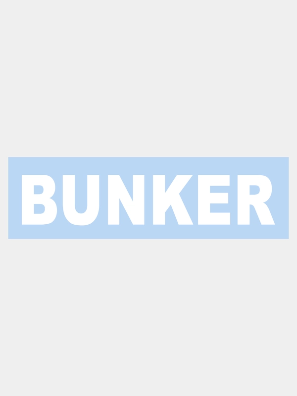 Наклейка на авто "BUNKER - БУНКЕР" 20х4см