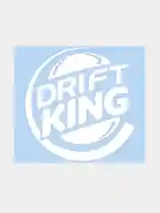 Наклейка на авто "Drift King Король Дрифта" 19х19см