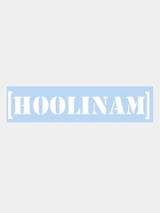Наклейка на авто "HOOLINAM" 25х5см
