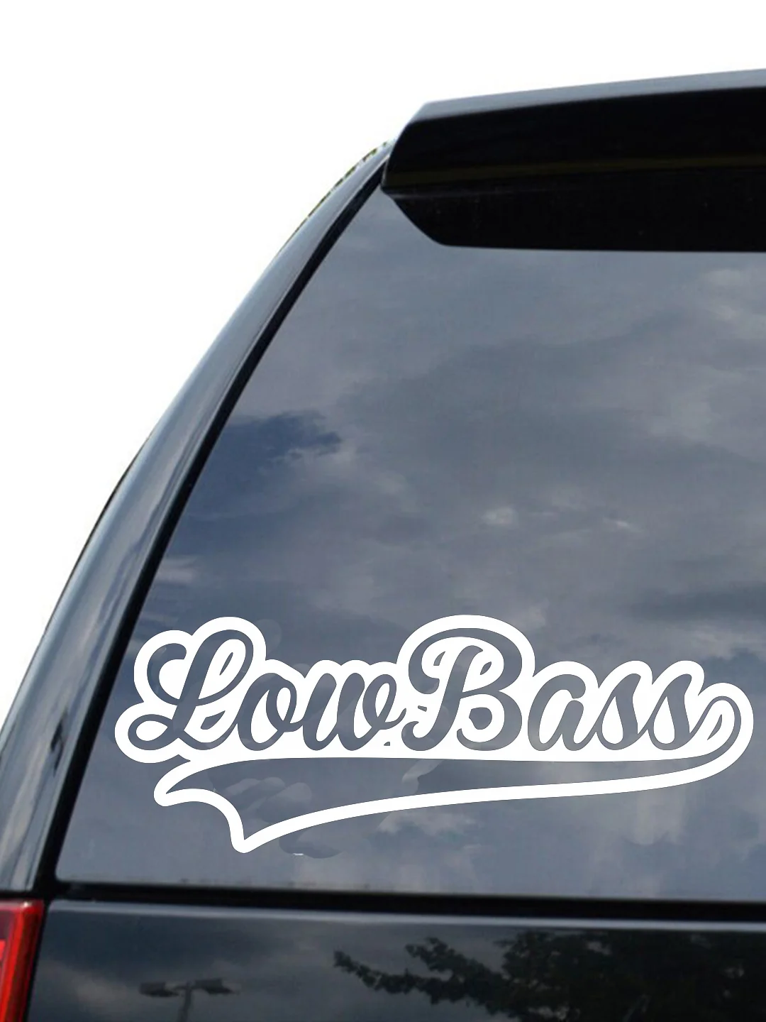 Наклейка на авто "Low Bass" 20х8,5см