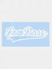 Наклейка на авто "Low Bass" 20х8,5см