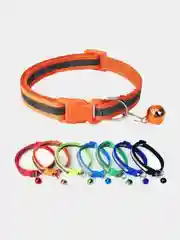 Ошейник для собак и кошек SPORT, с бубенчиком, светоотражающий, 1 х 31 см