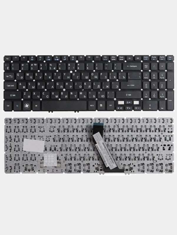 Клавиатура для ноутбука Acer Aspire V5, V5-531, M5-581T черная