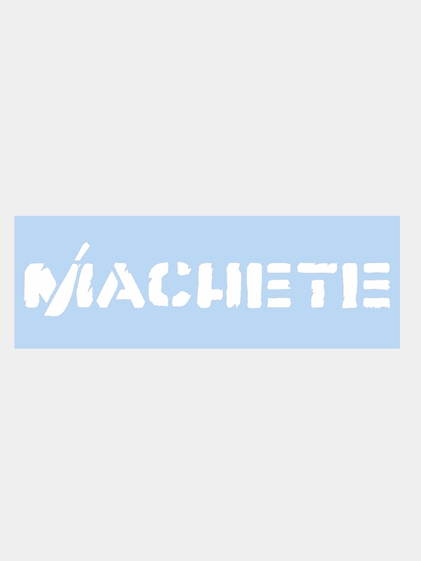 Наклейка на авто "MACHETE-МАЧЕТЕ" 25х5см
