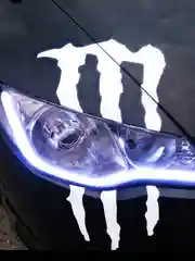 Наклейка на авто "MONSTER Ногти" 25х15см