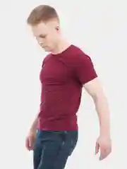 Багровый футболка мужская