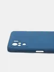 Зеленый чехол для Xiaomi Redmi Note 10 силиконовый противоударный матовый с бархатом внутри