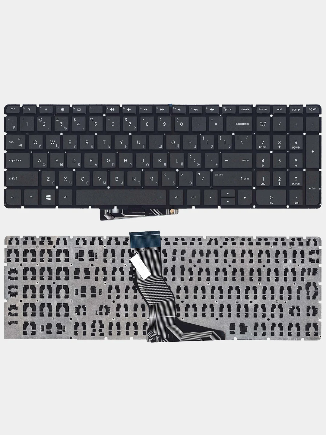 Клавиатура для ноутбука HP Pavilion 15-ab 17-ab черная