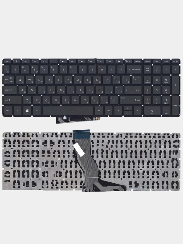 Клавиатура для ноутбука HP Pavilion 15-ab 17-ab черная